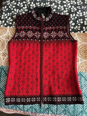 Vintage Wool vest by Neve, Medium NWOT